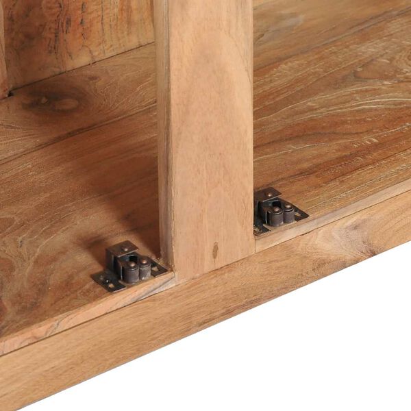 vidaXL Ντουλάπι με Συρτάρια 80 x 30 x 60 εκ. από Μασίφ Ξύλο Teak