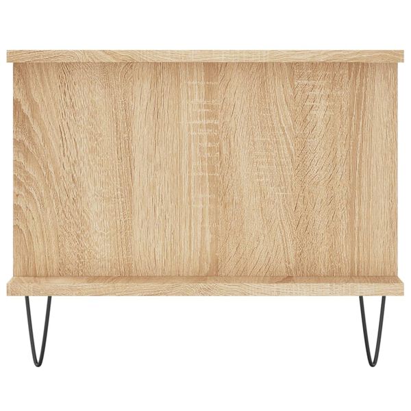 vidaXL Τραπεζάκι Σαλονιού Sonoma Δρυς 90x50x40 εκ. Επεξεργασμένο Ξύλο