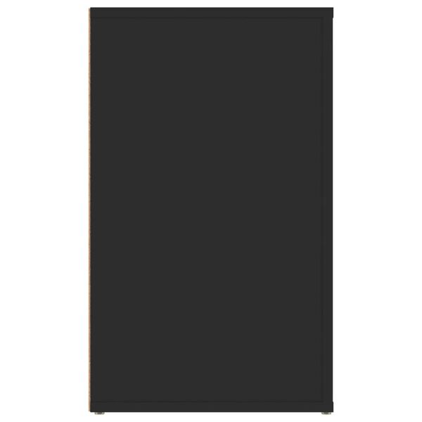 vidaXL Κομοδίνο Μαύρο 50 x 36 x 60 εκ. από Επεξεργασμένο Ξύλο