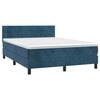 vidaXL &Kappa;&rho;&epsilon;&beta;ά&tau;&iota; Boxspring &mu;&epsilon; &Sigma;&tau;&rho;ώ&mu;&alpha; &Sigma;&kappa;&omicron;ύ&rho;&omicron; &Mu;&pi;&lambda;&epsilon; 140x190 &epsilon;&kappa;. &Beta;&epsilon;&lambda;&omicron;ύ&delta;&iota;&nu;&omicron;