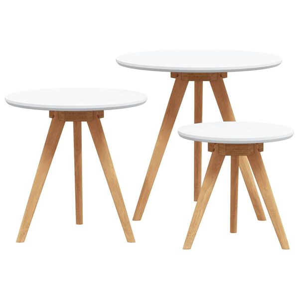 vidaXL Τραπεζάκι σαλονιού Καφέ 50 x 50 x 46 εκ Μασίφ ξύλο καρυδιάς