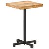 vidaXL Τραπέζι Bistro Τετράγωνο 50x50x75 εκ. Ακατέργαστο Ξύλο Μάνγκο