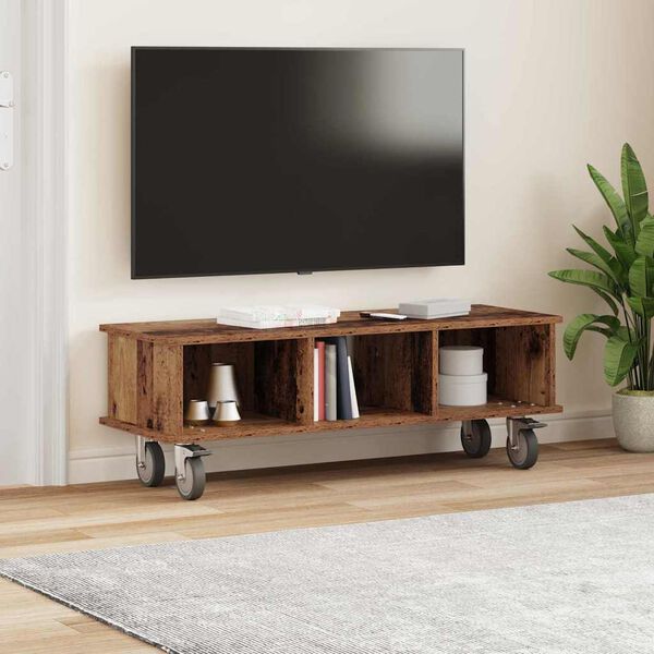 vidaXL &Beta;ά&sigma;&eta; TV &Pi;&alpha;&lambda;&iota;ό &xi;ύ&lambda;&omicron; 100 x 35 x 35 &epsilon;&kappa; &Epsilon;&pi;&epsilon;&xi;&epsilon;&rho;&gamma;&alpha;&sigma;&mu;έ&nu;&omicron; &xi;ύ&lambda;&omicron;