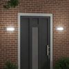 vidaXL Εξωτερικά Φωτιστικά Τοίχου 2 pcs Ασημί 32 x 10 x 10 εκ