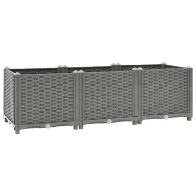 vidaXL Ζαρντινιέρα 120 x 40 x 38 εκ. από Πολυπροπυλένιο