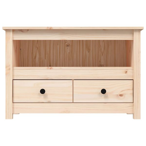 vidaXL Έπιπλο Τηλεόρασης 79 x 35 x 52 εκ. από Μασίφ Ξύλο Πεύκου