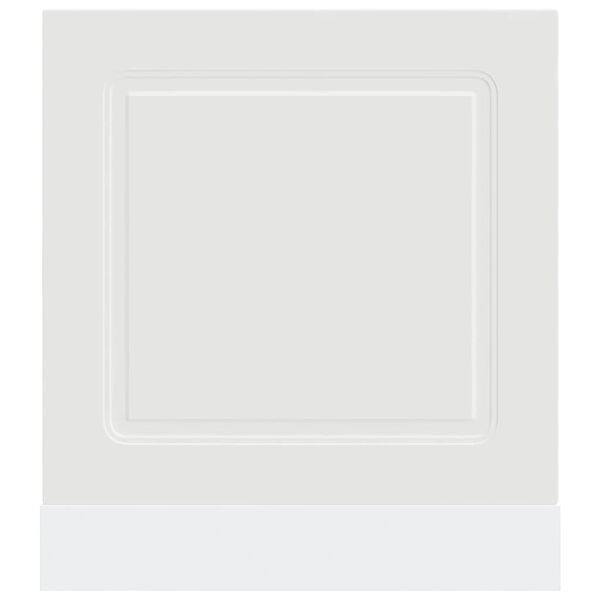 vidaXL Πίνακας πλυντηρίου πιάτων "Kalmar" Λευκό 60x1,5x67 cm