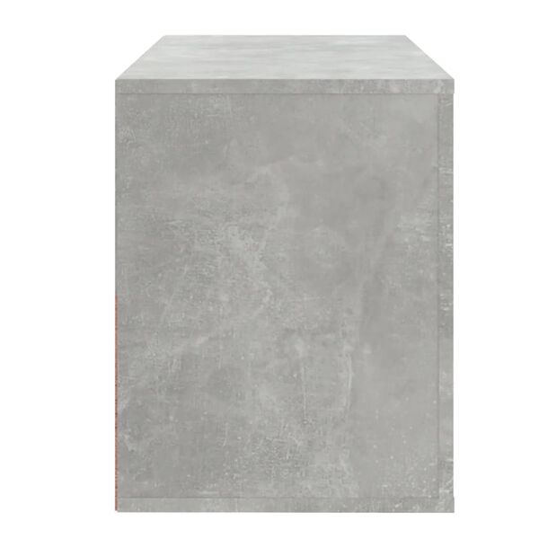 vidaXL Παπουτσοθήκη Γκρι Σκυροδέματος 80x35x45 εκ. Επεξεργασμένο Ξύλο