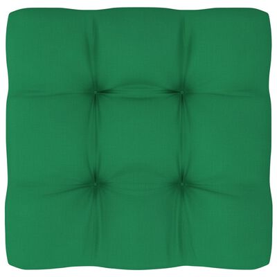 vidaXL Μαξιλάρι Καναπέ Παλέτας Πράσινο 58 x 58 x 10 εκ.