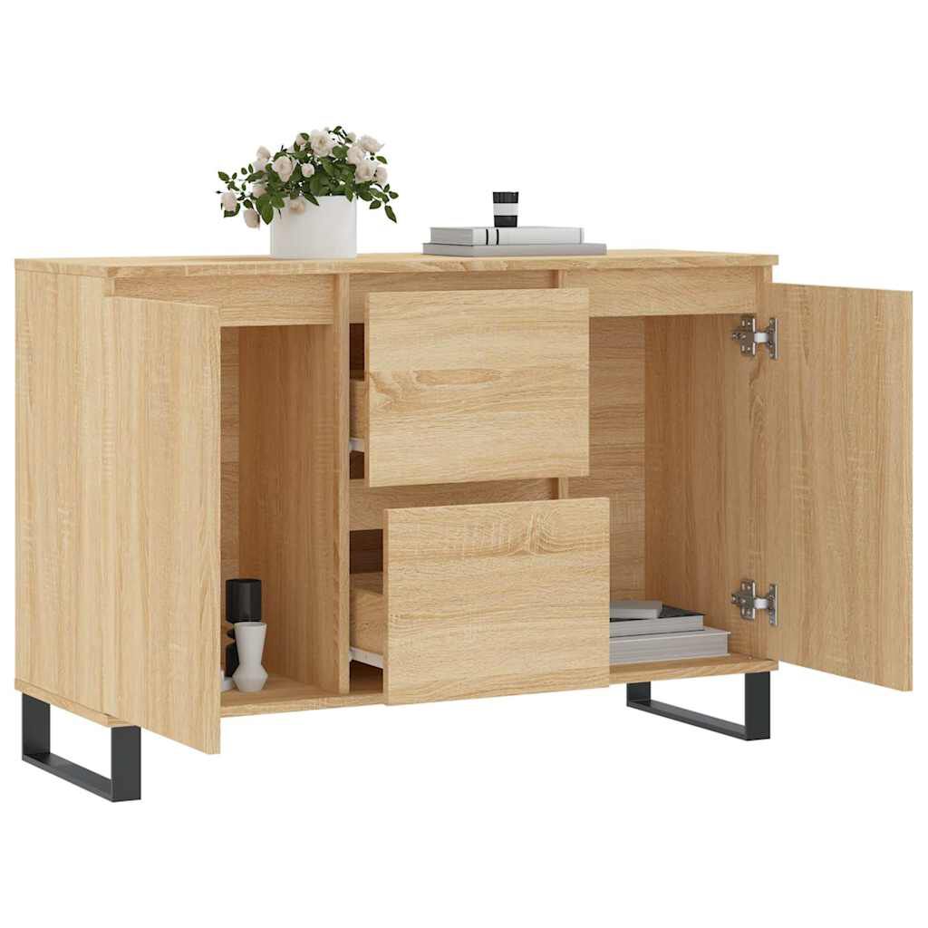 vidaXL Μπουφές Sonoma Δρυς 104 x 35 x 70 εκ. από Επεξεργασμένο Ξύλο