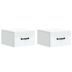 vidaXL &Tau;&omicron;ί&chi;&omicron;&upsilon; &Kappa;&rho;&epsilon;&mu;&alpha;&sigma;&tau;ό &Kappa;&omicron;&mu;&omicron;&delta;ί&nu;&omicron; 2 pcs &Lambda;&epsilon;&upsilon;&kappa;ό 34,5 x 33 x 20 &epsilon;&kappa;.