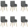 vidaXL &Kappa;&alpha;&rho;έ&kappa;&lambda;&epsilon;&sigmaf; &phi;&alpha;&gamma;&eta;&tau;&omicron;ύ 6 pcs Ύ&phi;&alpha;&sigma;&mu;&alpha; &Sigma;&kappa;&omicron;ύ&rho;&omicron; &Gamma;&kappa;&rho;&iota; 60 x 56 x 96 &epsilon;&kappa;
