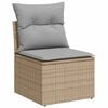 vidaXL Σετ Καναπέ Κήπου 7 pcs μπεζ και ανοιχτό γκρι