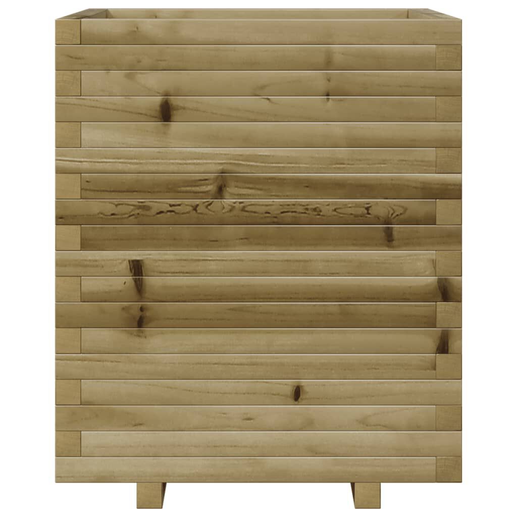 vidaXL Ζαρντινιέρα 60x60x72 εκ. από Εμποτισμένο Ξύλο Πεύκου
