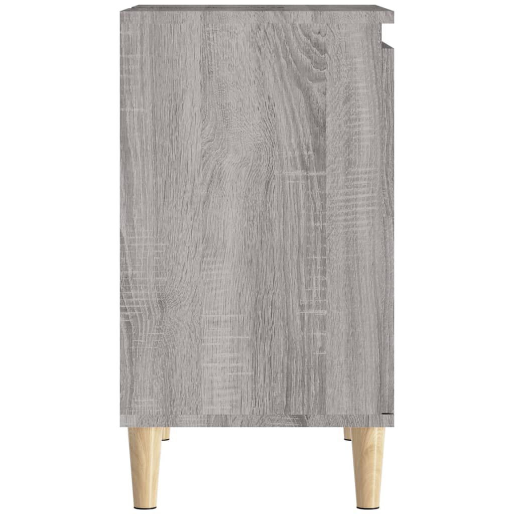 vidaXL Ντουλάπι Νιπτήρα Grey Sonoma 58 x 33 x 60 εκ. Επεξεργ. Ξύλο