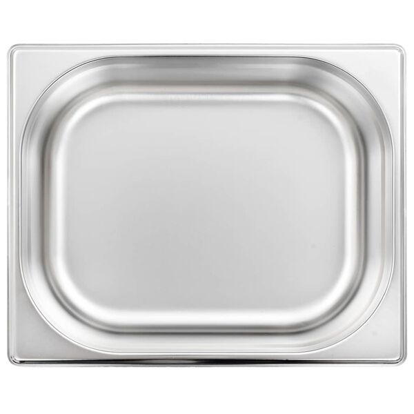 vidaXL Λεκάνες Gastronorm 4 τεμ. GN 1/2 100 χιλ. από Ανοξείδωτο Ατσάλι