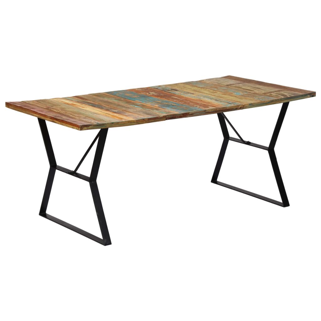 vidaXL Τραπεζαρία 180 x 90 x 76 εκ. από Μασίφ Ανακυκλωμένο Ξύλο