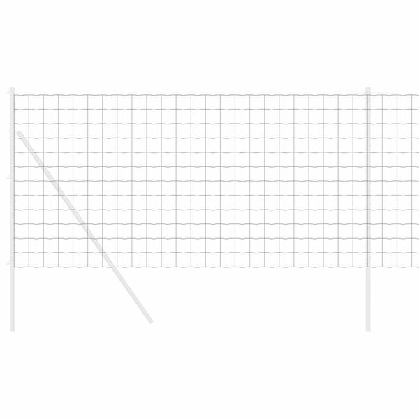 vidaXL Φράχτης Εξαγώνου Ασημί 1.2 x 50 m Γαλβανισμένος χάλυβας