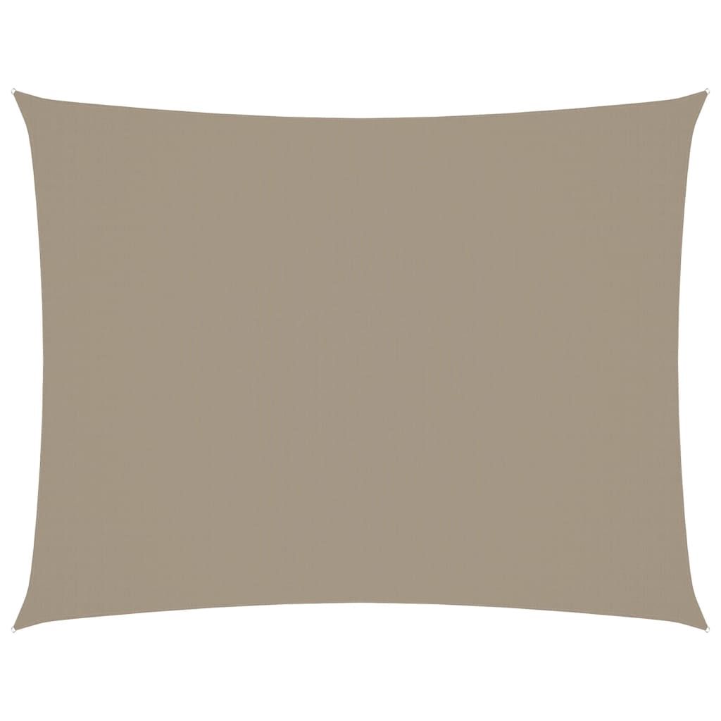 vidaXL Πανί Σκίασης Ορθογώνιο Taupe 3 x 6 μ. από Ύφασμα Oxford