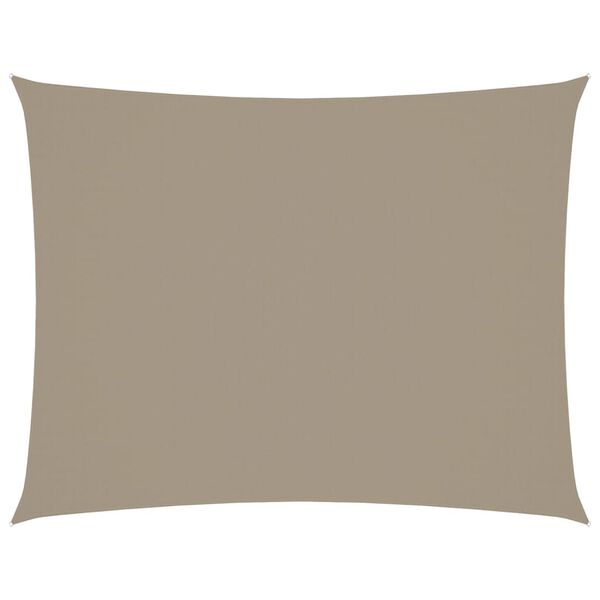 vidaXL Πανί Σκίασης Ορθογώνιο Taupe 3 x 6 μ. από Ύφασμα Oxford