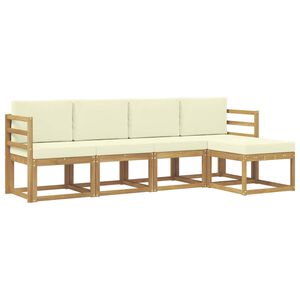 vidaXL &Sigma;&epsilon;&iota;&rho;ά &Kappa;&alpha;&nu;&alpha;&pi;έ &Epsilon;&xi;&omega;&tau;&epsilon;&rho;&iota;&kappa;&omicron;ύ &mu;&epsilon; &mu;&alpha;&xi;&iota;&lambda;ά&rho;&iota; 5 pcs &Lambda;&epsilon;&upsilon;&kappa;ό &kappa;&alpha;&iota; &Kappa;&rho;&epsilon;&mu;
