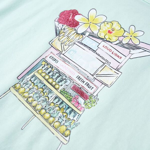 Αμάνικο Μπλουζάκι Παιδικό Ανοιχτό Χρώμα Μέντας 92