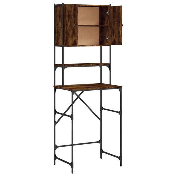 vidaXL Ντουλάπι Πλυντηρίου Καπνιστή Δρυς 68x48,5x194 εκ.