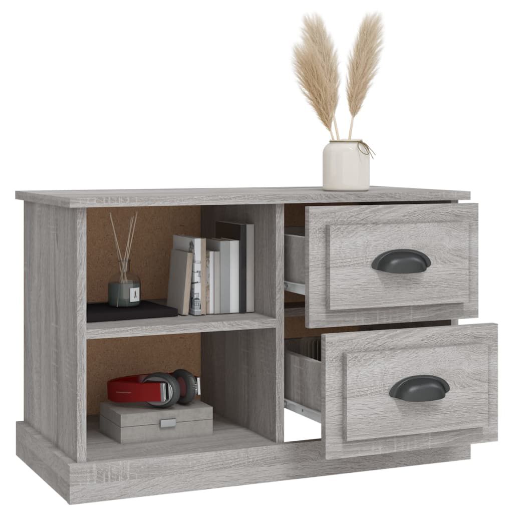 vidaXL Έπιπλο Τηλεόρασης Γκρι Sonoma 73x35,5x47,5εκ. από Επεξεργ. Ξύλο