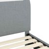 vidaXL Κρεβάτι Παιδικής Κρεβατοκάμαρας με Κεφαλάκι Ανοιχτό γκρι