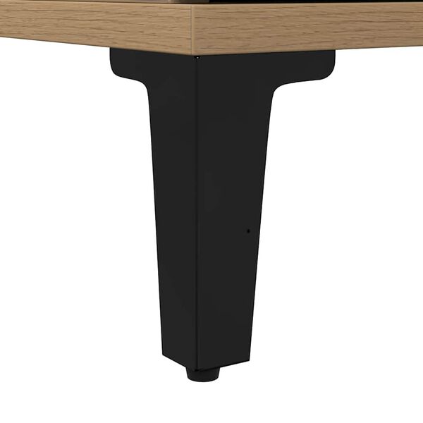 vidaXL Ντουλάπι μπάνιου Δρυς τεχνίτης 30x30x100 cm Κατασκευασμένο ξύλο
