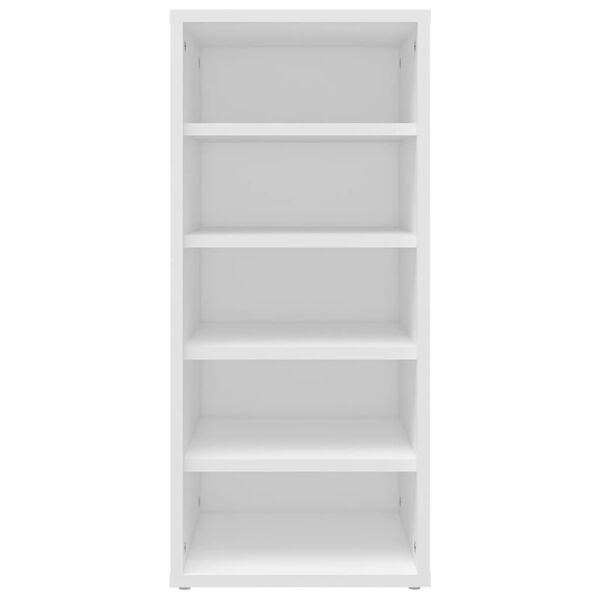 vidaXL Παπουτσοθήκη Λευκή 31,5 x 35 x 70 εκ. από Επεξ. Ξύλο