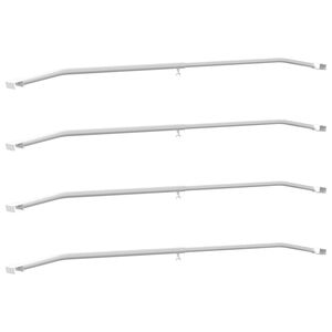 vidaXL &Mu;&pi;&rho;ά&kappa;&epsilon;&tau; &Tau;&alpha;&upsilon;&rho;&omicron;&epsilon;&iota;&delta;&omicron;ύ&sigmaf; &gamma;&iota;&alpha; &Tau;&rho;έ&iota;&lambda;&epsilon;&rho; 4 pcs &Alpha;&sigma;&eta;&mu;ί 100-145 &epsilon;&kappa;