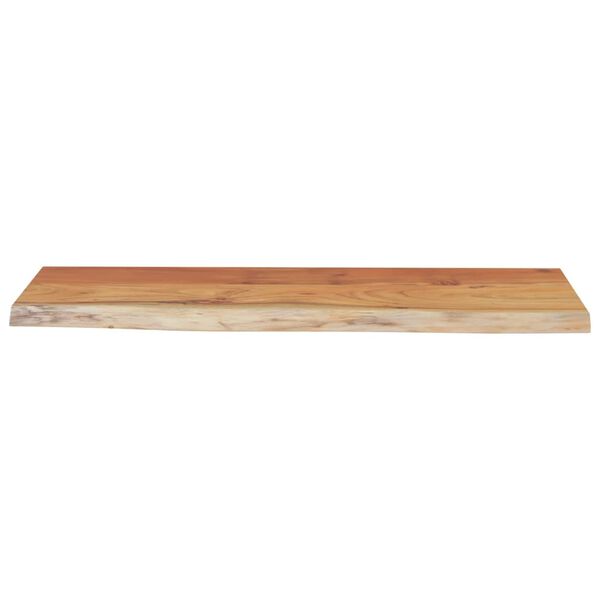 vidaXL Ράφι Επιτοίχιο Ορθ. Live Edge 50x20x2,5 εκ. Μασίφ Ξύλο Ακακίας