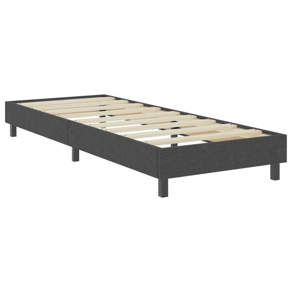 vidaXL Πλαίσιο Κρεβατιού Boxspring Γκρι 80 x 200 εκ. Υφασμάτινο