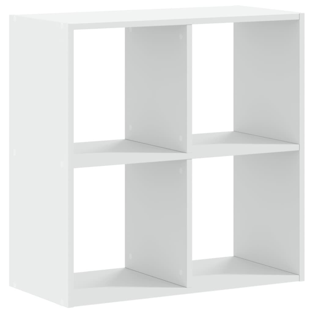 vidaXL Βιβλιοθήκη Λευκή 68,5x32x68,5 εκ. από Επεξεργασμένο Ξύλο