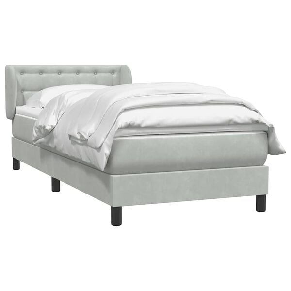 vidaXL &Kappa;&rho;&epsilon;&beta;ά&tau;&iota; Boxspring &mu;&epsilon; &Sigma;&tau;&rho;ώ&mu;&alpha; &Alpha;&nu;&omicron;&iota;&chi;&tau;ό &Gamma;&kappa;&rho;&iota; 80x210 &epsilon;&kappa;. &Beta;&epsilon;&lambda;&omicron;ύ&delta;&iota;&nu;&omicron;