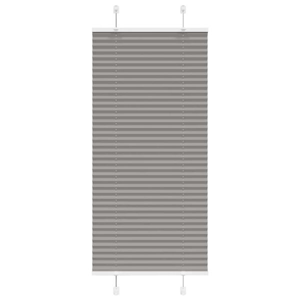 vidaXL Πλισέ περσίδα Ανθρακί 65x100 cm Πλάτος υφάσματος 64,4 cm