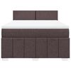 vidaXL &Kappa;&rho;&epsilon;&beta;ά&tau;&iota; Boxspring &mu;&epsilon; &Sigma;&tau;&rho;ώ&mu;&alpha; &Sigma;&kappa;&omicron;ύ&rho;&omicron; &Kappa;&alpha;&phi;έ 140x200 &epsilon;&kappa; &Upsilon;&phi;&alpha;&sigma;&mu;ά&tau;&iota;&nu;&omicron;