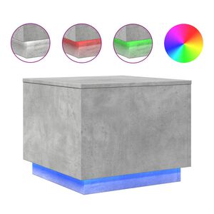 vidaXL &Tau;&rho;&alpha;&pi;&epsilon;&zeta;ά&kappa;&iota; &Sigma;&alpha;&lambda;&omicron;&nu;&iota;&omicron;ύ &mu;&epsilon; LED &Gamma;&kappa;&rho;&iota; &Sigma;&kappa;&upsilon;&rho;&omicron;&delta;έ&mu;&alpha;&tau;&omicron;&sigmaf; 50 x 50 x 40 &epsilon;&kappa;.