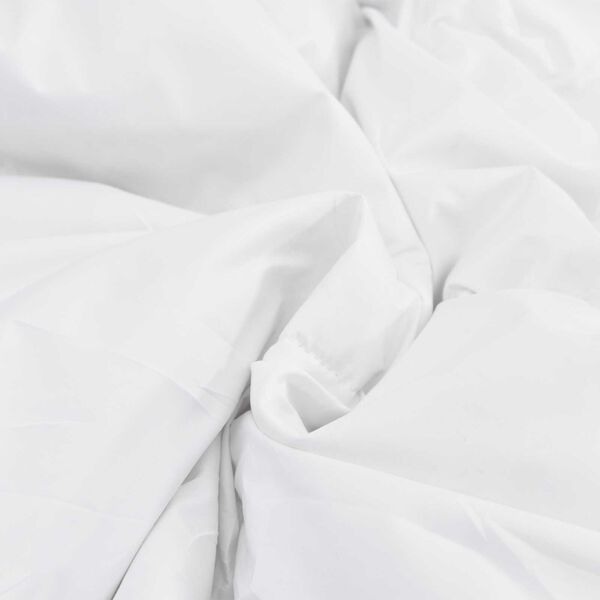 vidaXL Διπλό με Μαξιλάρι 2 pcs Λευκό 155 x 220 cm Μικροΐνες