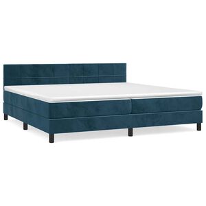 vidaXL &Kappa;&rho;&epsilon;&beta;ά&tau;&iota; Boxspring &mu;&epsilon; &Sigma;&tau;&rho;ώ&mu;&alpha; &Sigma;&kappa;&omicron;ύ&rho;&omicron; &Mu;&pi;&lambda;&epsilon; 200x200 &epsilon;&kappa;. &Beta;&epsilon;&lambda;&omicron;ύ&delta;&iota;&nu;&omicron;