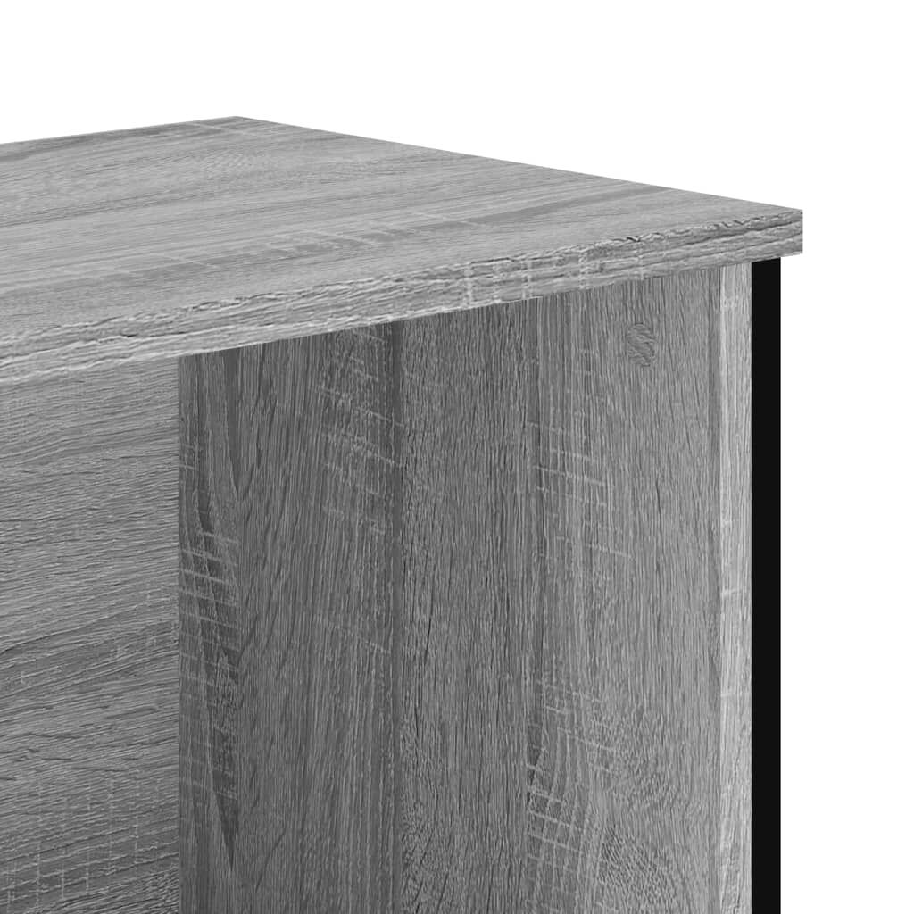 vidaXL Παπουτσοθήκη Γκρι Sonoma 90x38x45,5 εκ. από Επεξεργ. Ξύλο