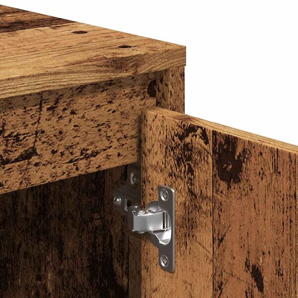 vidaXL Έπιπλο Τηλεόρασης Παλιό Ξύλο 120x30x40,5 εκ. από Μοριοσανίδα