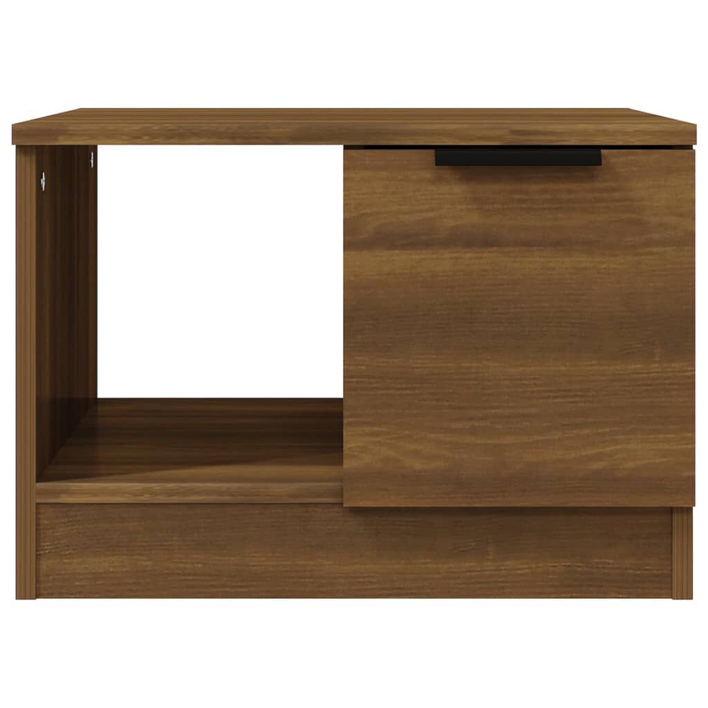 vidaXL Τραπεζάκι Σαλονιού Καφέ Δρυς 50x50x36 εκ. Επεξεργασμένο Ξύλο