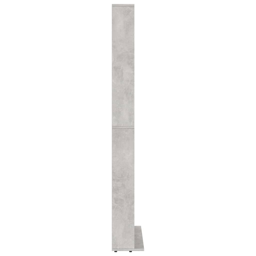 vidaXL Έπιπλο για CD Γκρι Σκυρ. 102x16x177,5εκ. από Επεξεργασμένο Ξύλο
