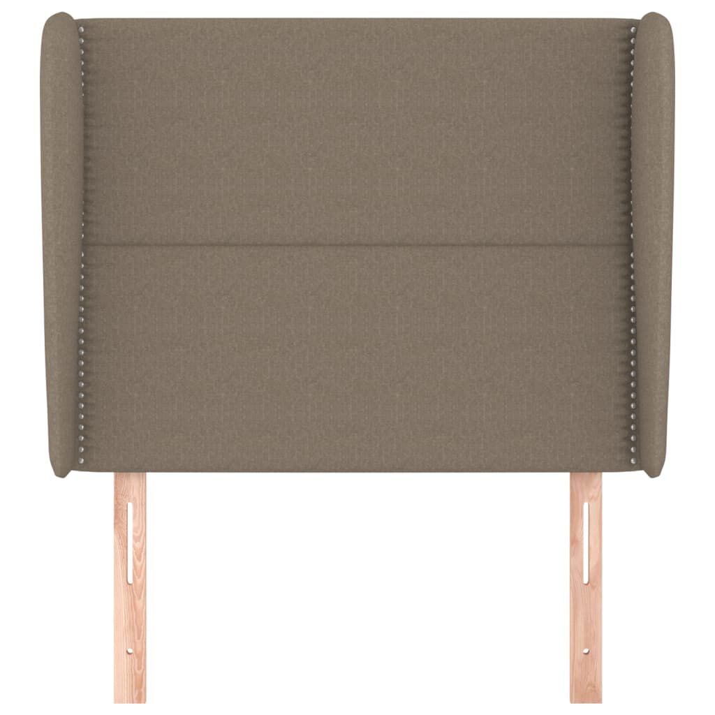 vidaXL Κεφαλάρι με Πτερύγια Taupe 103x23x118/128 εκ. Υφασμάτινο