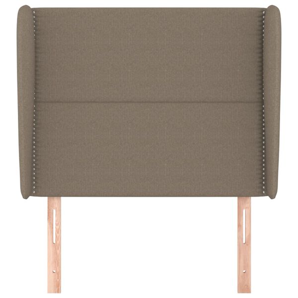 vidaXL Κεφαλάρι με Πτερύγια Taupe 103x23x118/128 εκ. Υφασμάτινο