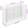 vidaXL Συρματοκιβώτιο-Γλάστρα Υπερυψωμένη 90x30x60 εκ. Γαλβ. Χάλυβας