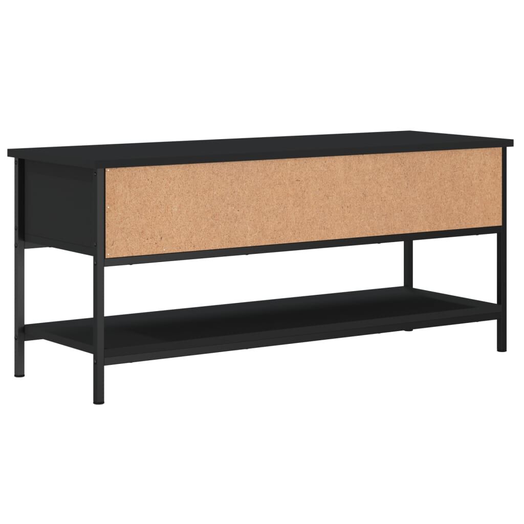 vidaXL Έπιπλο Τηλεόρασης Μαύρο 100x35x45 εκ. από Επεξεργασμένο Ξύλο