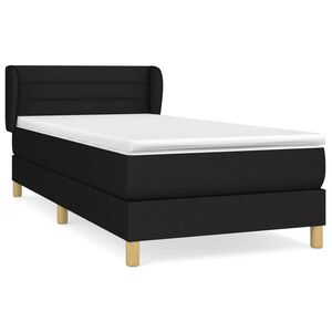 vidaXL &Kappa;&rho;&epsilon;&beta;ά&tau;&iota; Boxspring &mu;&epsilon; &Sigma;&tau;&rho;ώ&mu;&alpha; &Mu;&alpha;ύ&rho;&omicron; 80 x 200 &epsilon;&kappa;. &Upsilon;&phi;&alpha;&sigma;&mu;ά&tau;&iota;&nu;&omicron;